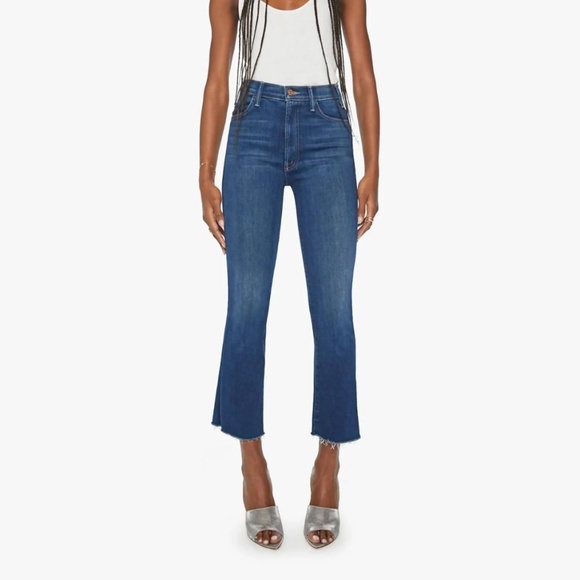 Mother Denim The Hustler Ankle Fray Home Movies - Picture 1 of 11